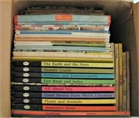 Box Lot of Children's Books and Kids Album