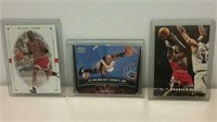 Three Michael Jordan Basketball Cards