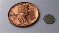 1972S US Oversized One Cent Coin