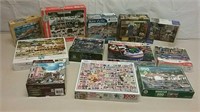 Lot Of Puzzles Including Stamp Collector's Dream