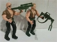 Two Military Action Figures 6.5" Tall