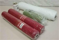 Four Rolls Of Holiday Decoration Mesh