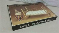 Unused Doll Rocking Bed