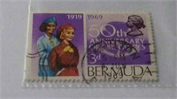 Bermuda 50th Anniversary 1919-1969 Stamp