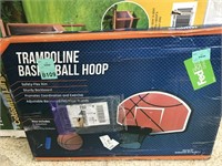 Trampoline Basketball Hoop