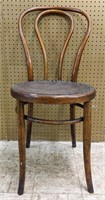 Antique Grotto Style Art Deco Bent Wood Chair