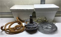 Boat  Anchor, Fish Wire Basket, & Coolers