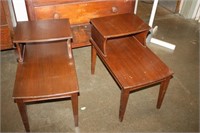 Pair of 2 Tier Side Tables 16 x 26 x 23H