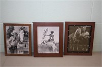 Roy Rodgers & Lone Ranger, Black & White Photos