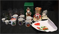 CHRISTMAS MUGS & GLASSES & MORE