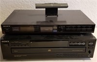 Sony ST-JX310 Tuner & CDP-C335 5 Disc Cd Player