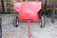 Funnel wagon same era as the Farmall H restored