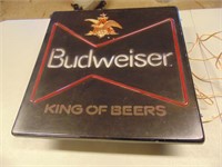 Budweiser King Of Beers Plastic Sign - 18 x 18