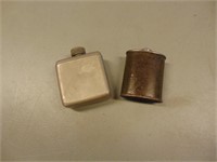 2 Miniature Metal Containers