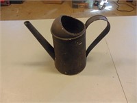 Black Antique Watering Can - 10" High
