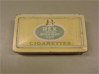 Rex Straight Cut Cigarette Tin