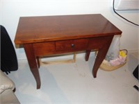 Decorative Wooden Side Table with Drawer