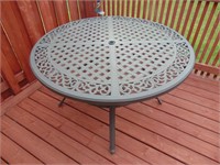 Metal Round Patio Table