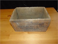 Western Wire & Nail Wooden Box