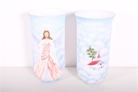 Hand Painted Religious Glasses