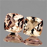 Natural Brilliant Golden Pink Morganite [Flawless-