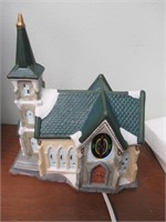 Hand Painted Porcelain Mini Church
