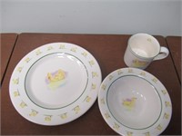 M.R. Ducklings Plate, Bowl and Cup