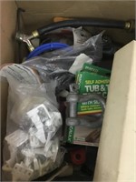 BOX OF ASSORTED GARAGE ITEMS