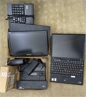 IBM ThinkPad laptop, Lenovo portable monitor