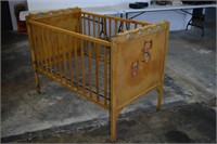 Vintage Wooden Crib