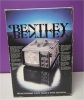 Bentley Portable 5" B&W Television.