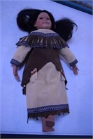 Porcelian Indian Doll