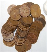 Roll of (50) 1920 Wheat Cents - Mixed Grades