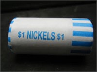 20 pcs. Buffalo Nickels Half Roll - Unsearched