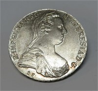 1780 Silver 1 Thaler Restrike