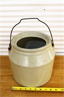 Antique crock with handle