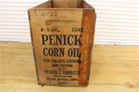 Corn oil advertising box