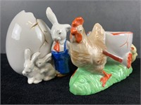 1950's Easter Candy Containers - 2 Total