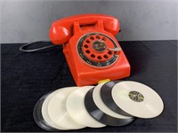 Retro Toy Mattel-O-Phone w/ Records