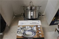 DINNERWARE SET AND STEAMER