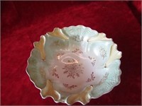 Antique Scalloped floral bowl.