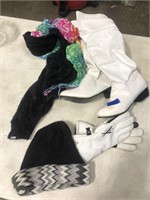 GLOVES AND BOOTS
