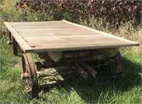 Antique Hay Wagon- Top Redone, Connecter Arm