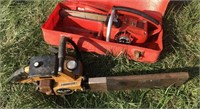 Lot w/ SL16 Chainsaw And Homelite XL2 Chainsaw.