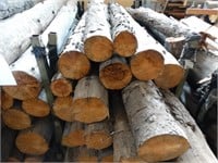 Stillage & Contents 20 Lengths Pine Logs