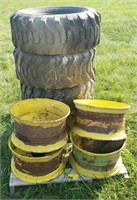 4 Goodyear 10-165 Loader Special Tires