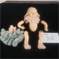 Ideal Plastic baby doll w/ open & close eyes