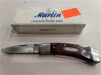 Marlin lock back pocket knife