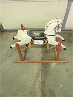 Davey Crockett Wooden & Plastic Bouncy Horse