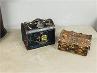 2- pirate theme chests (trinket boxes)